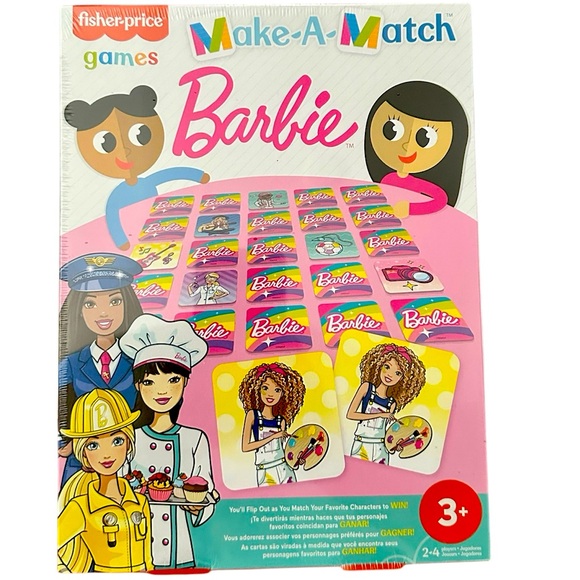 Barbie Make a Match Game by Fisher-Price - Picture 1 of 2